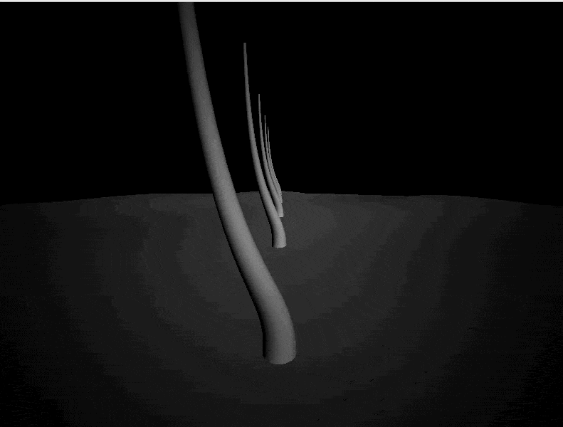 Gif d'une tentacule animée